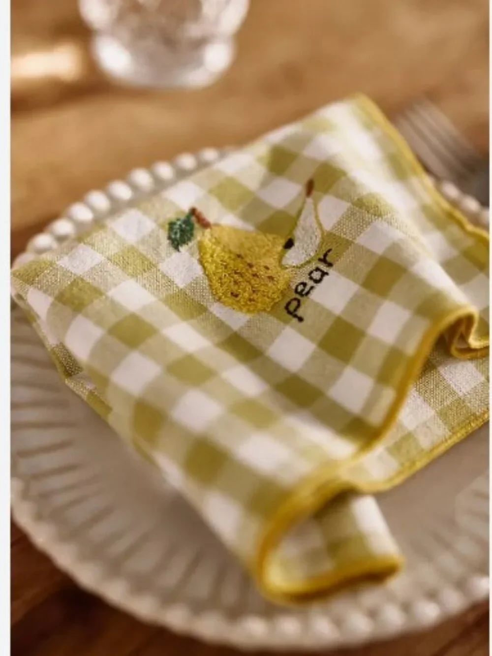 Anthropologie Icon Fruit Napkins, Set of 4 - NWT